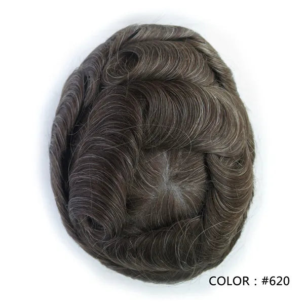 French lace front & top with full PU perimeter (SHS-5)