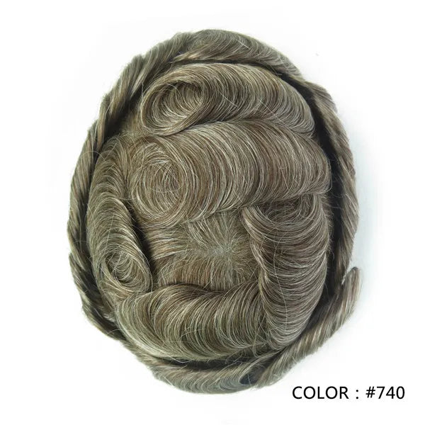 French lace front & top with full PU perimeter (SHS-5)