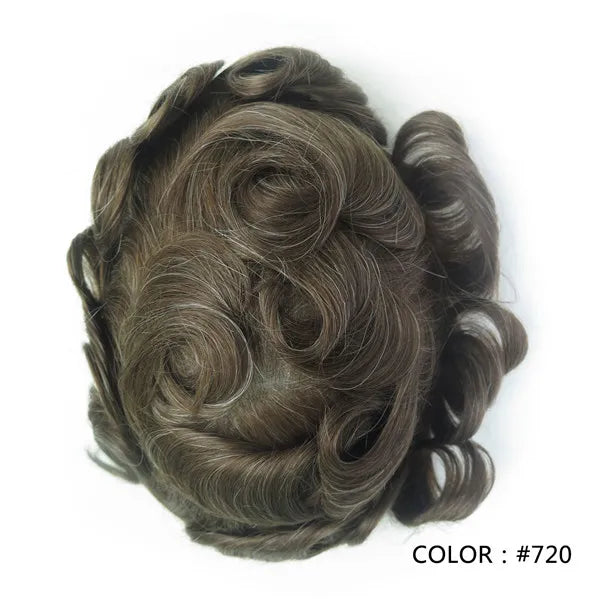 French lace front & top with full PU perimeter (SHS-5)