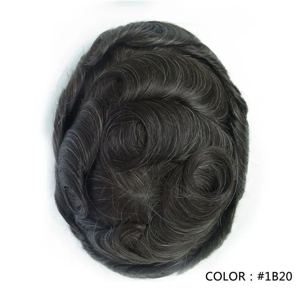 French lace front & top with full PU perimeter (SHS-5)